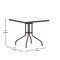 Flash Furniture Barker 31.5'' Bronze Square Tempered Glass Metal Table TLH-073A-2-BZ-GG - alternate 2